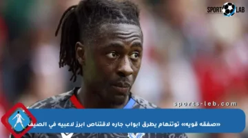 «صفقة قوية» توتنهام يطرق أبواب جاره لاقتناص أبرز لاعبيه في الصيف